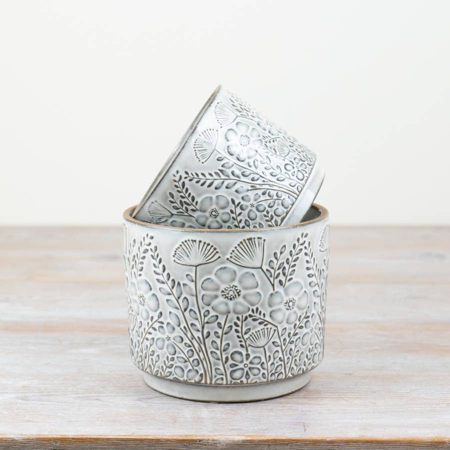 Ceramic Flower Pot, 14cm