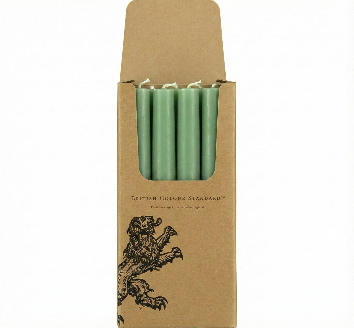Emerald Eco Dinner Candles, 1 candle