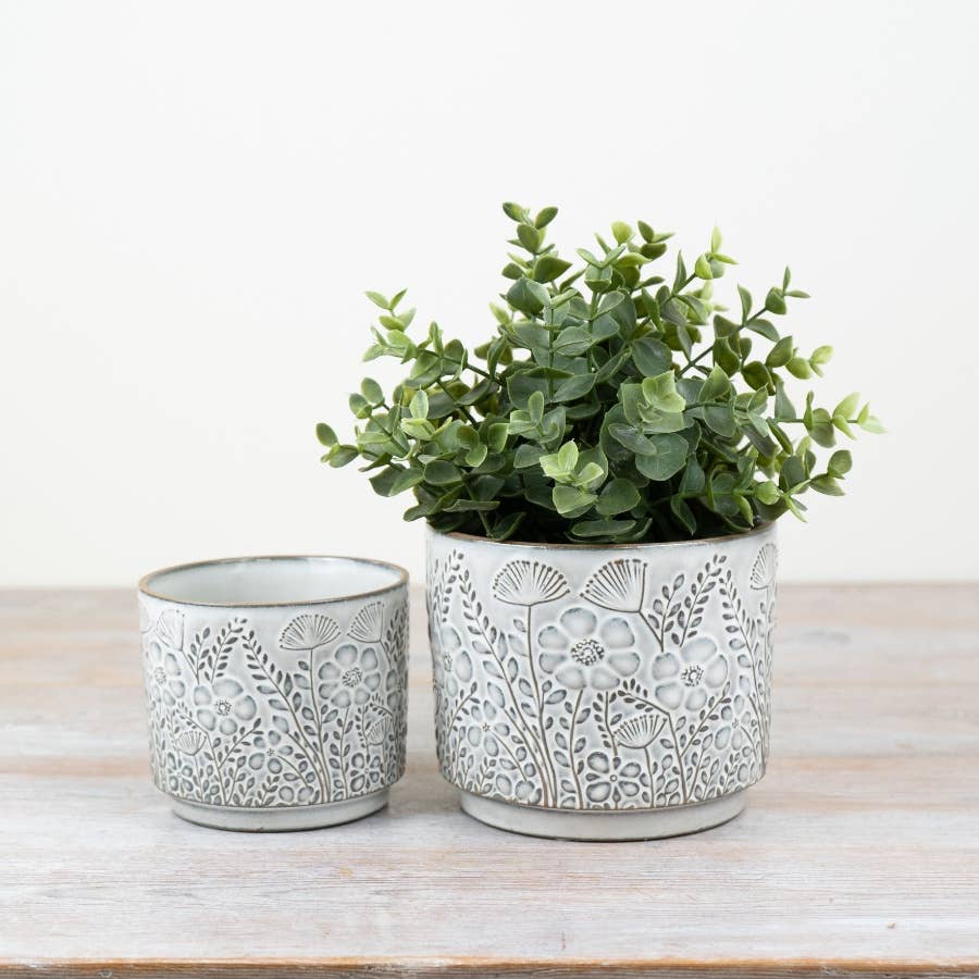 Ceramic Flower Pot, 14cm