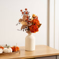 38cm Orange Rose in Cream Ceramic Vase - SEL2493