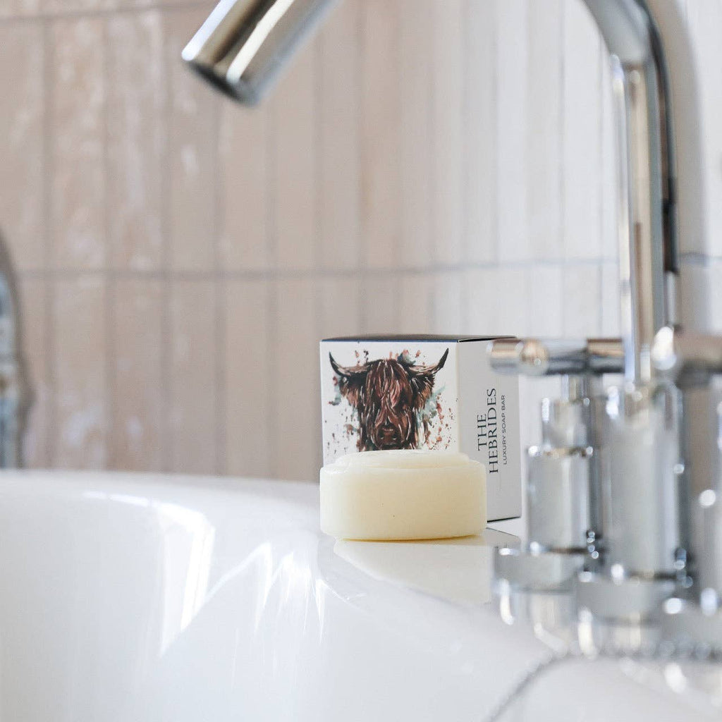 The Hebrides – Highland Cow Design Luxury Soap Bar