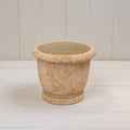 Round Clay Cement Urn Pot #2