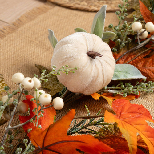 150cm Pumpkin Garland Green / Orange - SEL2199